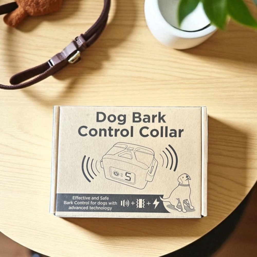 Dog Bark Collar Rechargeable New – Anti Bark Training Collar Black/Blue